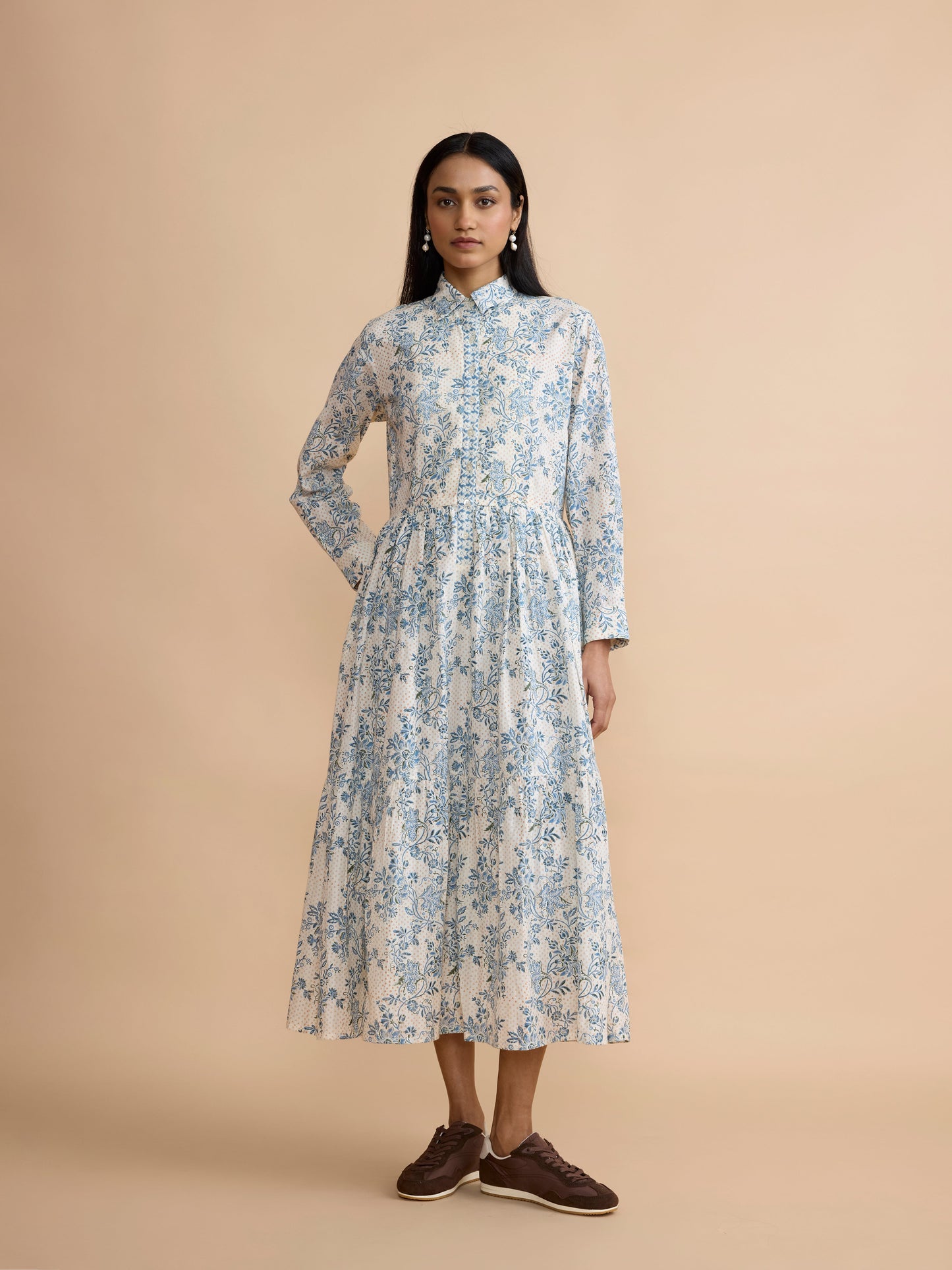 Daydress Dakota Dress in Blue Chintz Trail