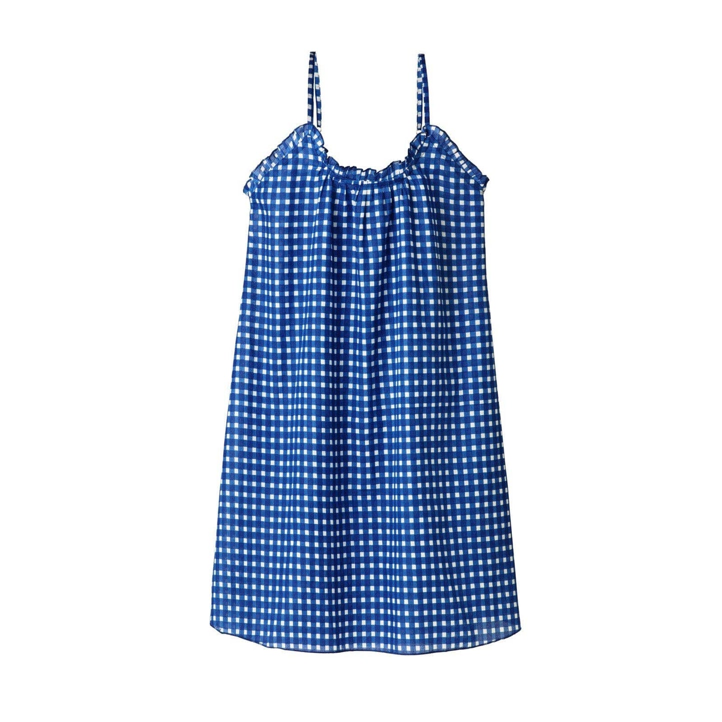 Germaine Des Pres Royal Blue Gingham Blue Nightdress