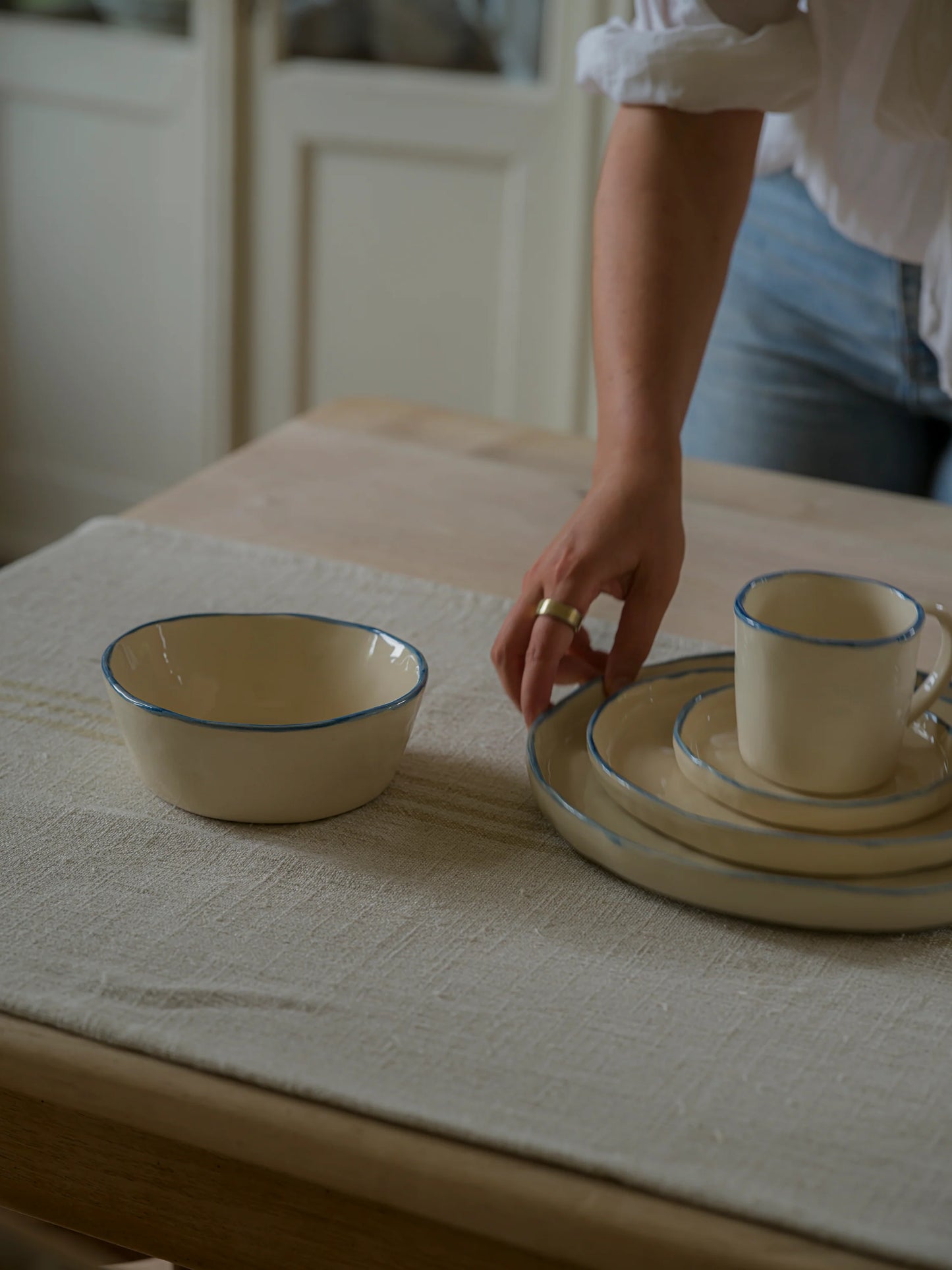 The Porto Side Plate - Blue