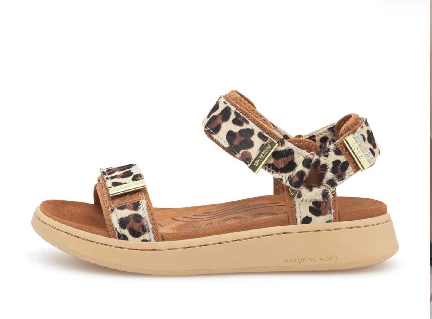 Woden Line Sandal - Leopard