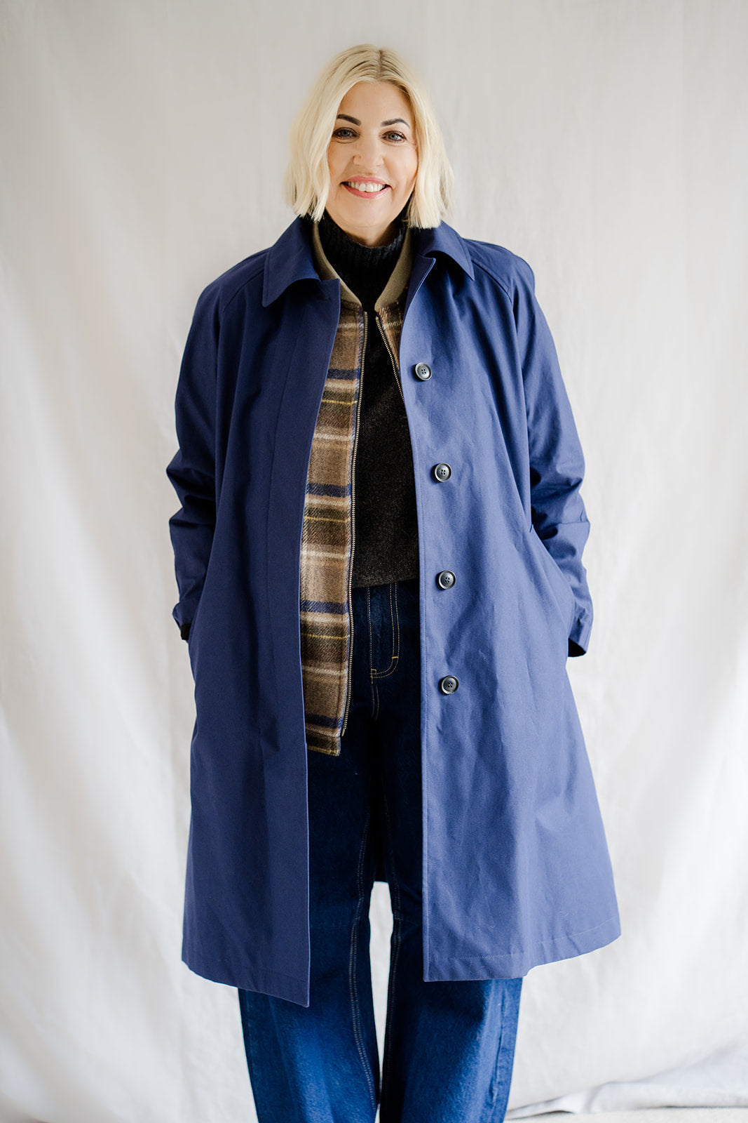 Pod & Pip Green Tartan Gilet