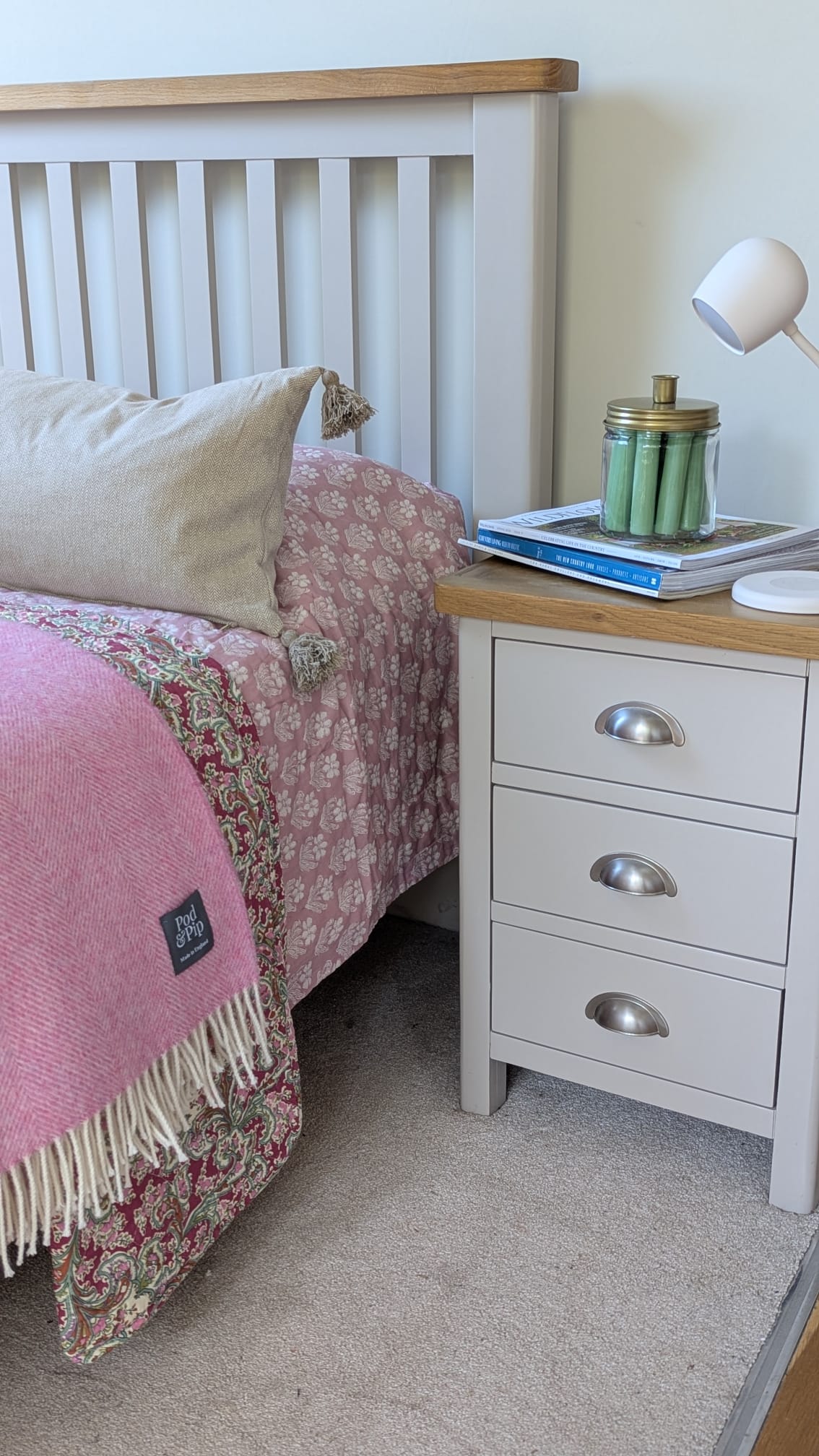 Malva Rose Pattern Quilt