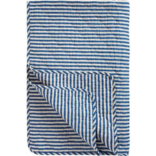 Blue & White Stripe Quilt