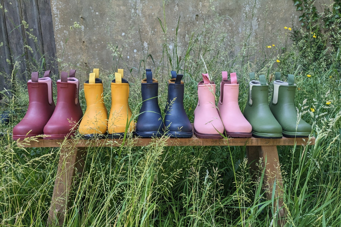 Pod & Pip's new range of Merry People Bobbi Boots, featuring a variety of colours. 