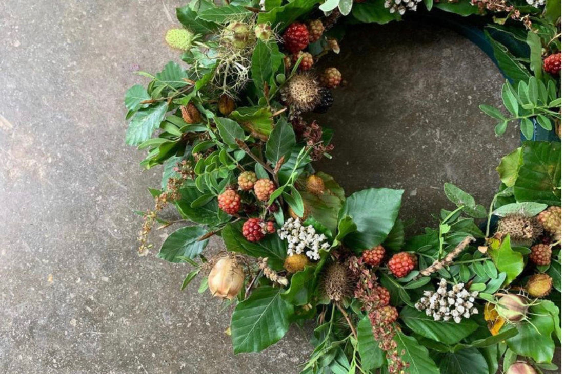 Pod & Pip's Foraged Autumn Wreath 