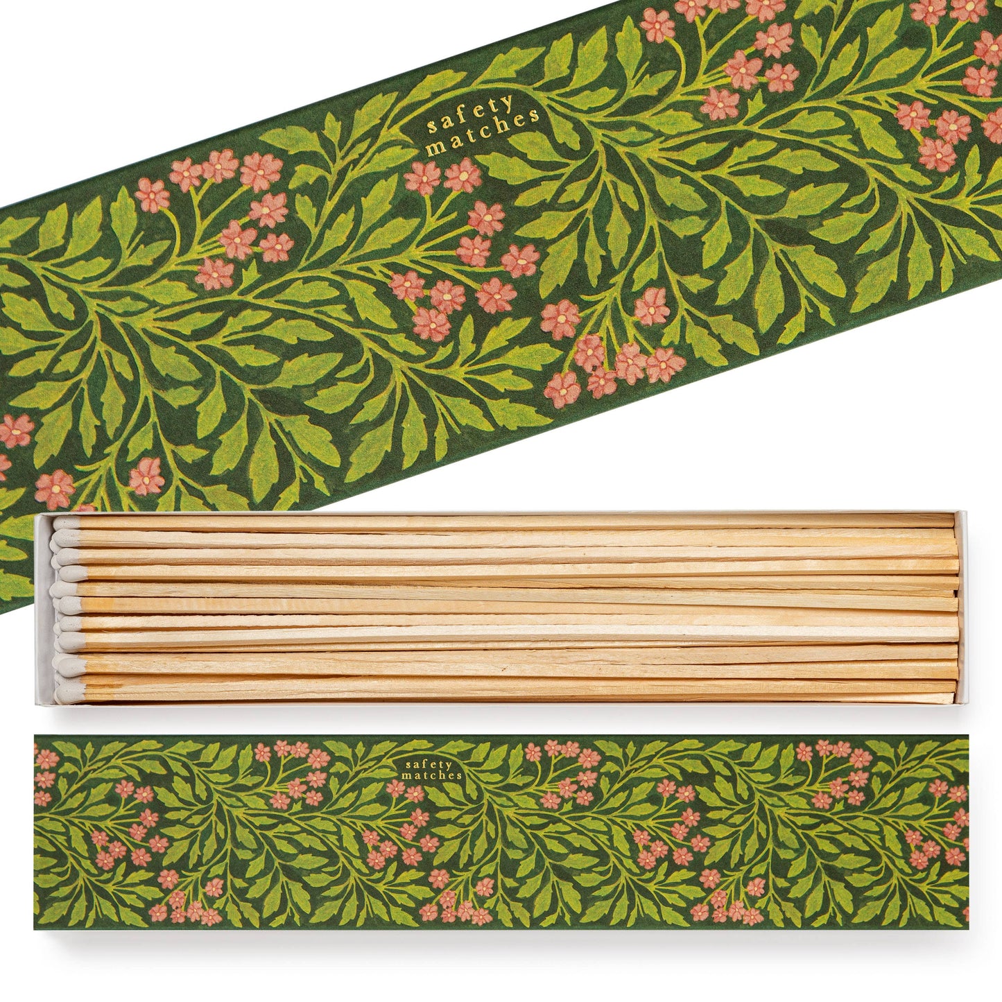 Archivist Gallery Green Flora | Long Matchboxes