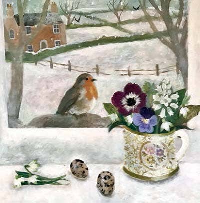Christmas Card Pack - A Welcome Guest by Sarah Bowman