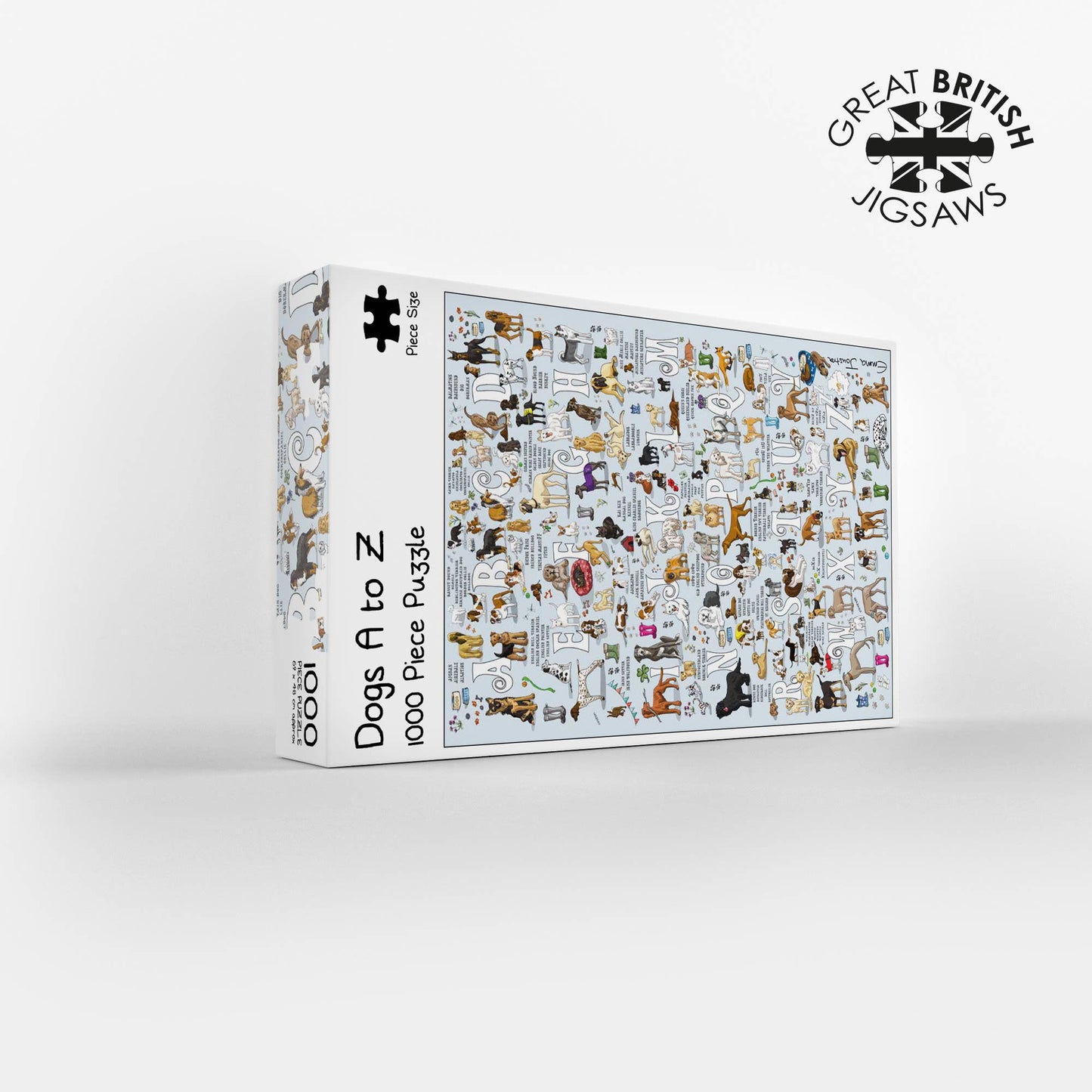 DOGS A-Z - Emma Joustra Jigsaw Puzzle