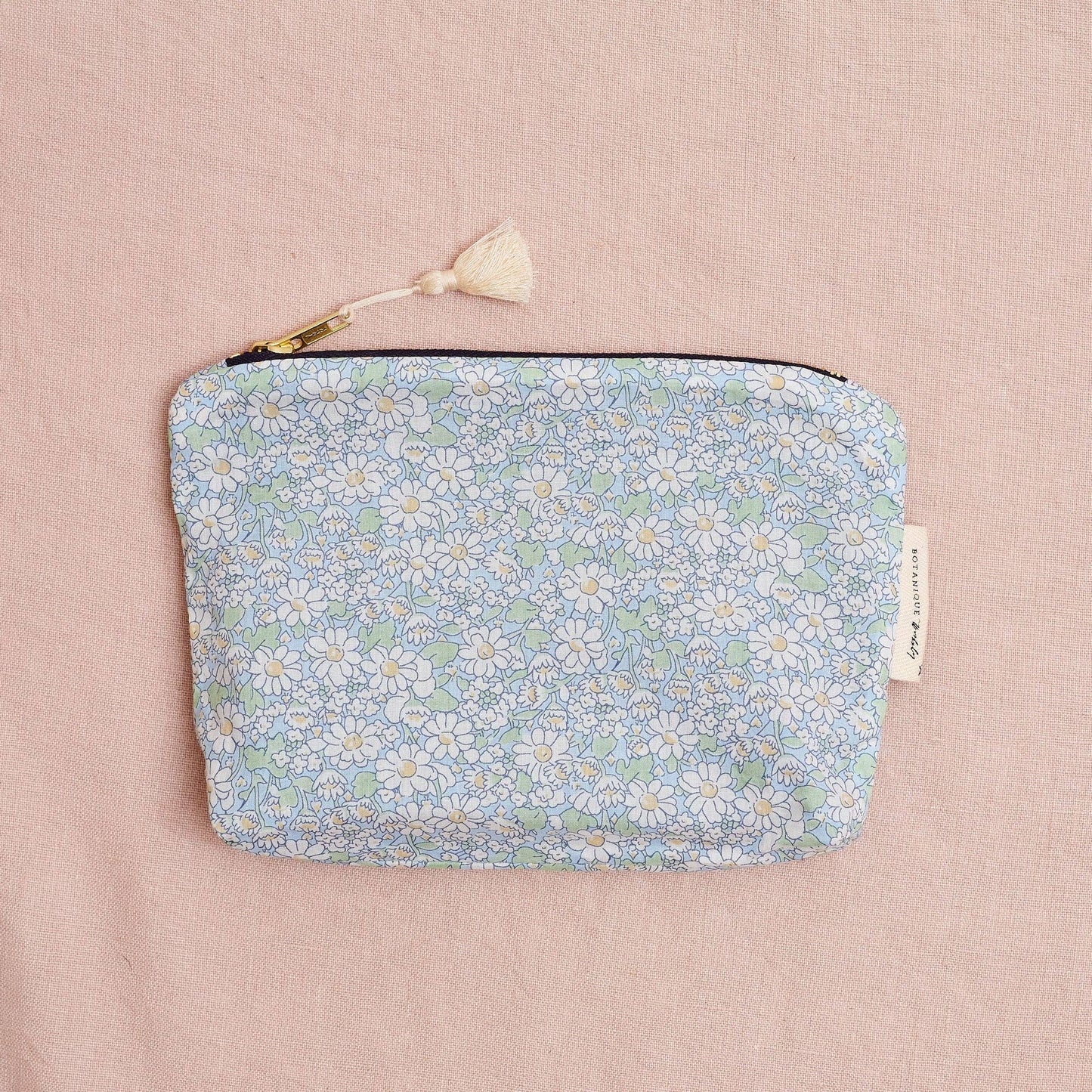 Liberty Print Zip Pouch: Daisy