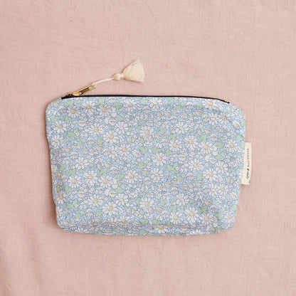 Liberty Print Zip Pouch: Daisy