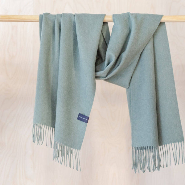 Lambswool Oversized Scarf Sage