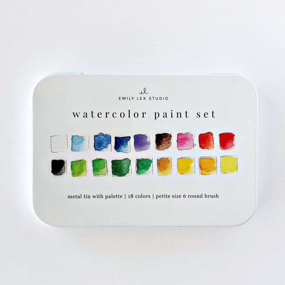 Watercolor Paint Set (18 colours with brush)