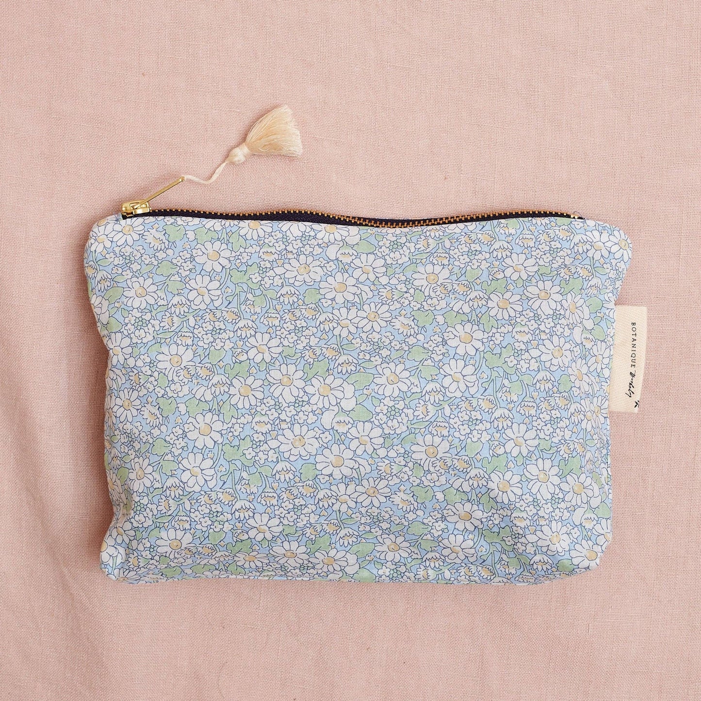 Liberty Print Zip Pouch: Daisy