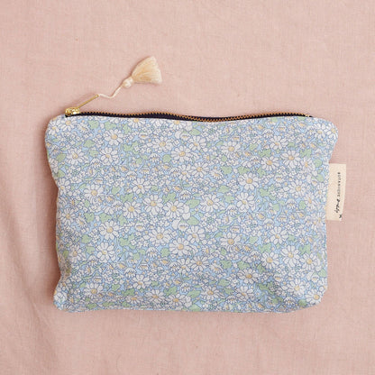 Liberty Print Zip Pouch: Daisy