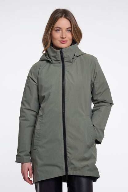 Rino + Pelle Amey Hooded coat with detachable padded jacket