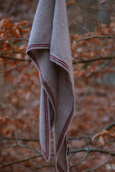 Cashmere Spindle Scarf Mocha