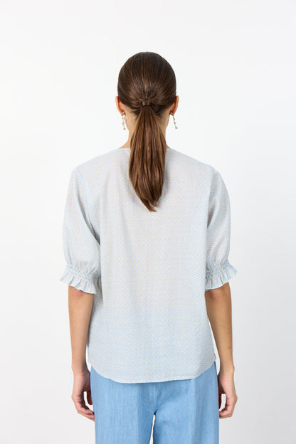 Levetē Room Palma Blouse - Light Blue