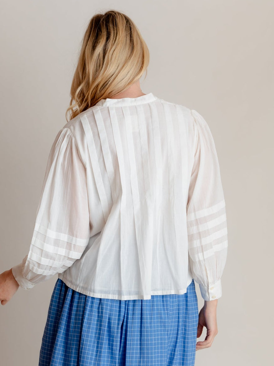 Daydress Flinty Shirt in Ivory White