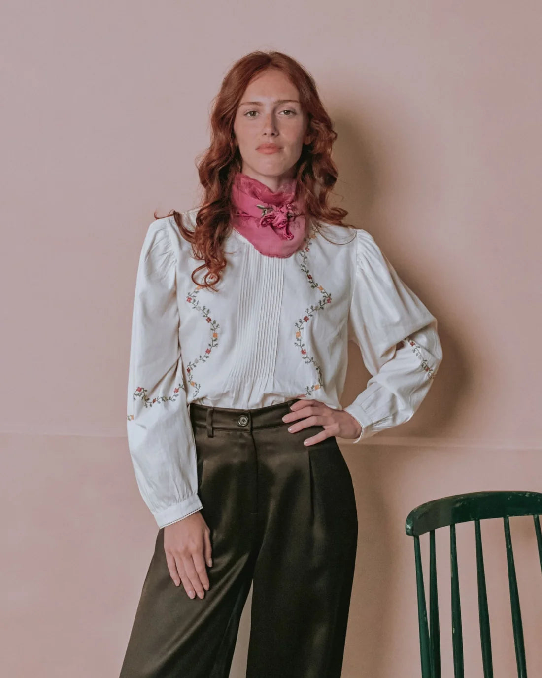 Emile & Ida Estelle Blouse Ecru