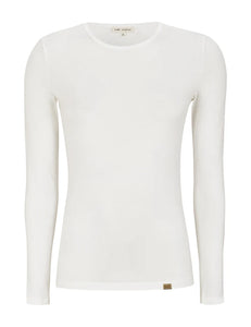 Long Sleeve Base Top White