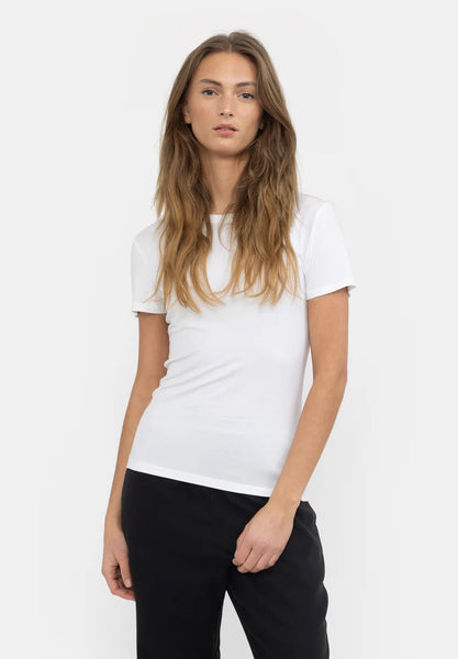 T-Shirt Style Base Top White