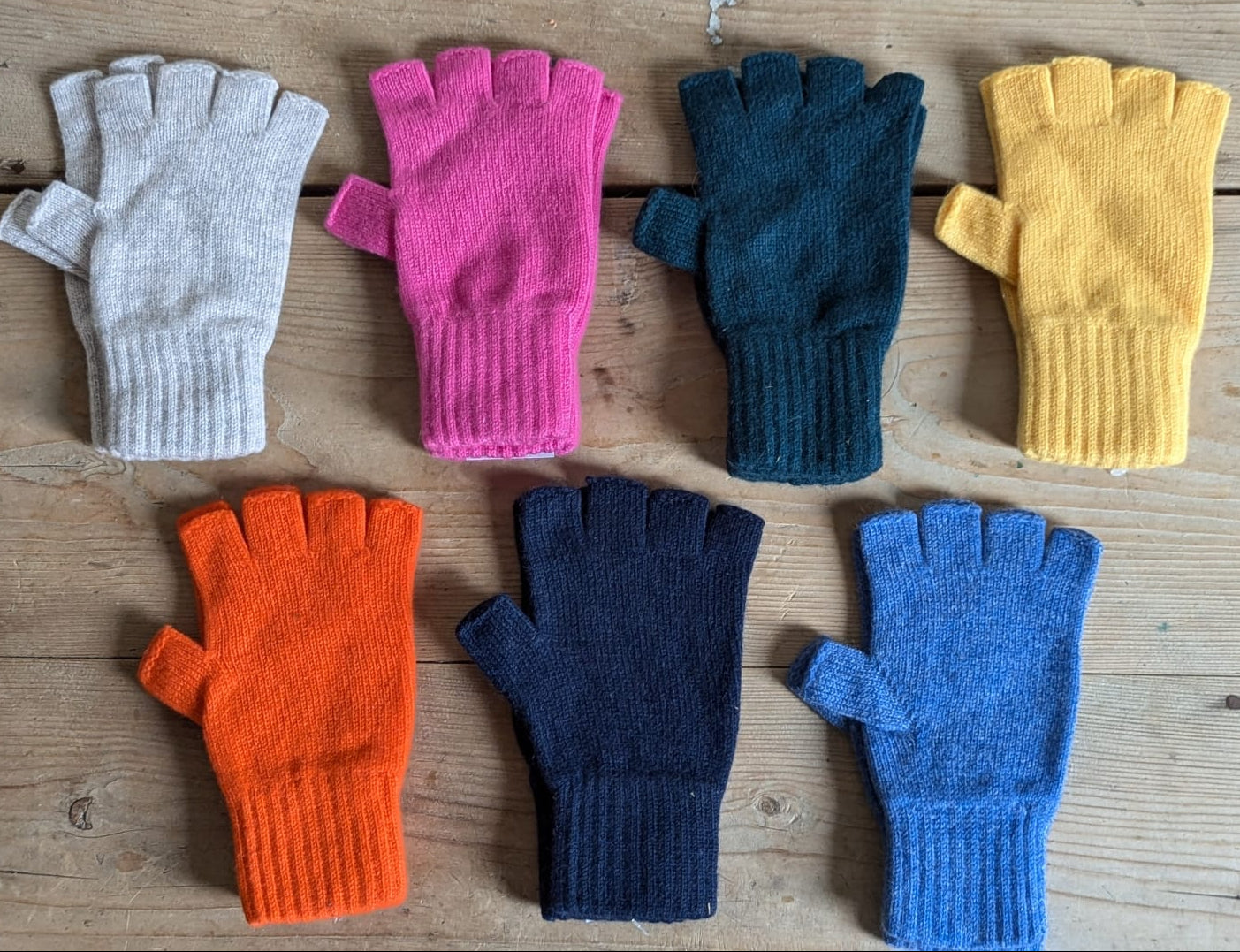 Cashmere Fingerless Gloves