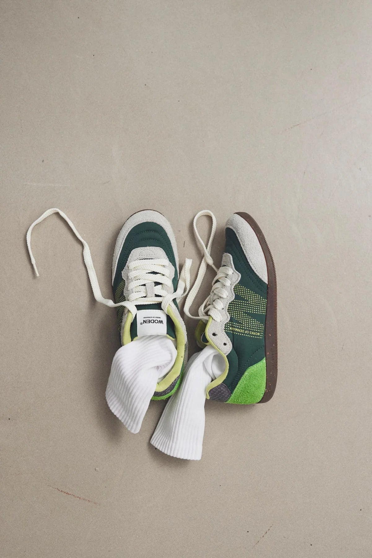 Woden Nanna Apple Green Sneaker