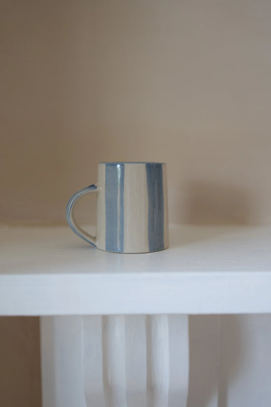 Washed Stripe Chai Mug - Ink