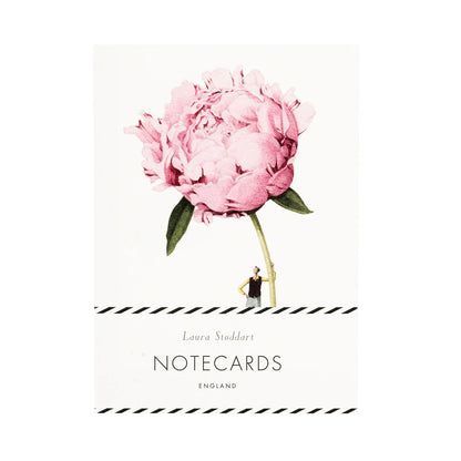 Notecards In Bloom Pink Flowers