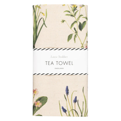 Spring Flowers Tea Towel Multi