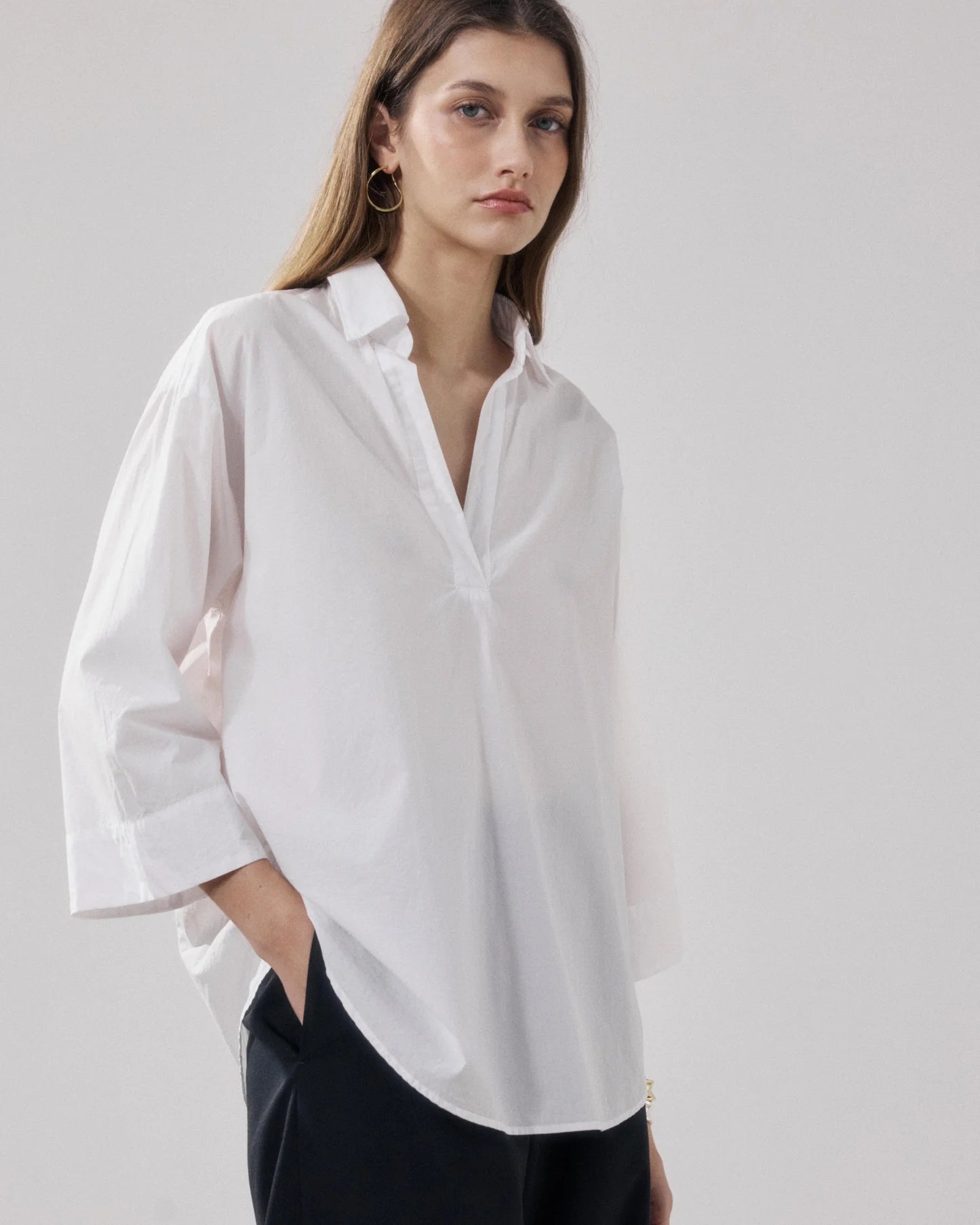 Hartford’s Poplin Shirt - Cola White