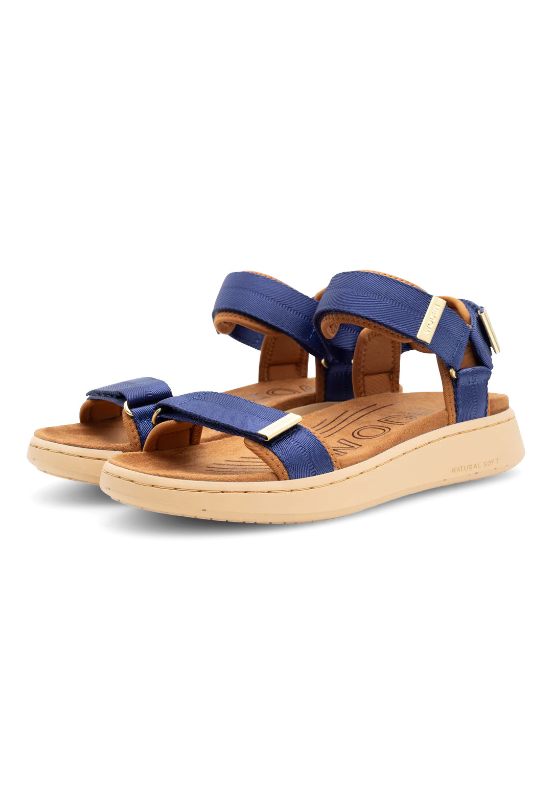 Woden Line Sandal - Cobalt Blue