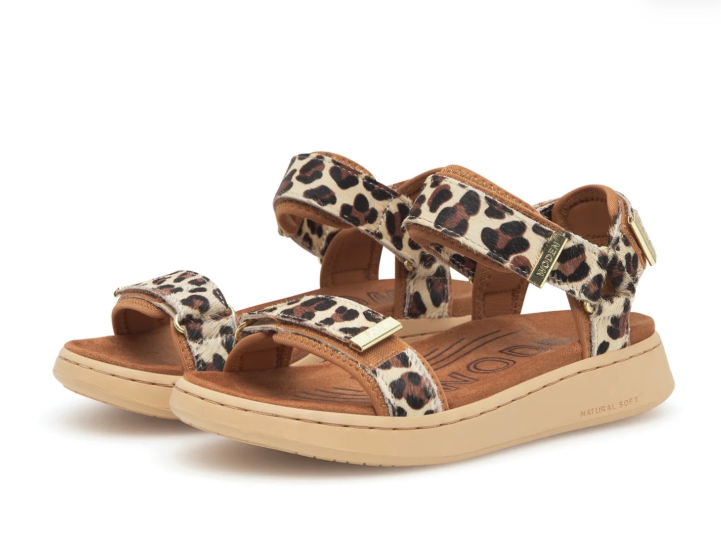 Woden Line Sandal - Leopard