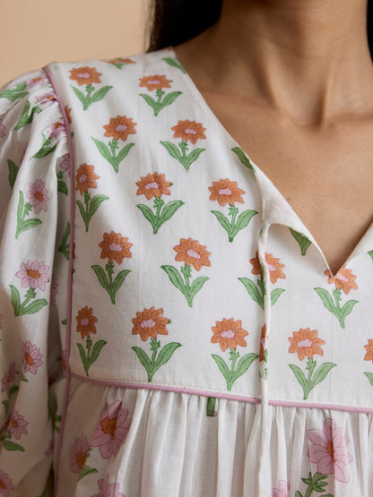 Daydress Capri Kaftan in Melba Kashmir Flower