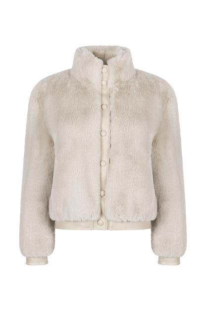 Faux Fur Bomber Jacket