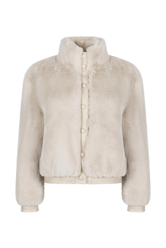 Faux Fur Bomber Jacket