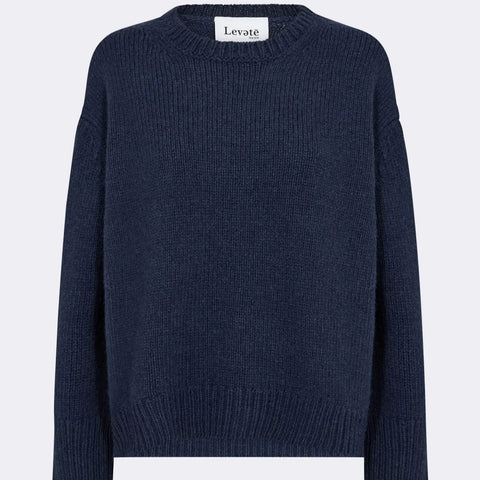 Levete Room Navy Crew Neck