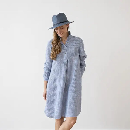 Linen Camilla Stripe Dress