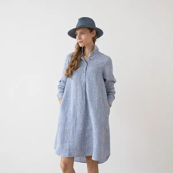 Linen Camilla Stripe Dress