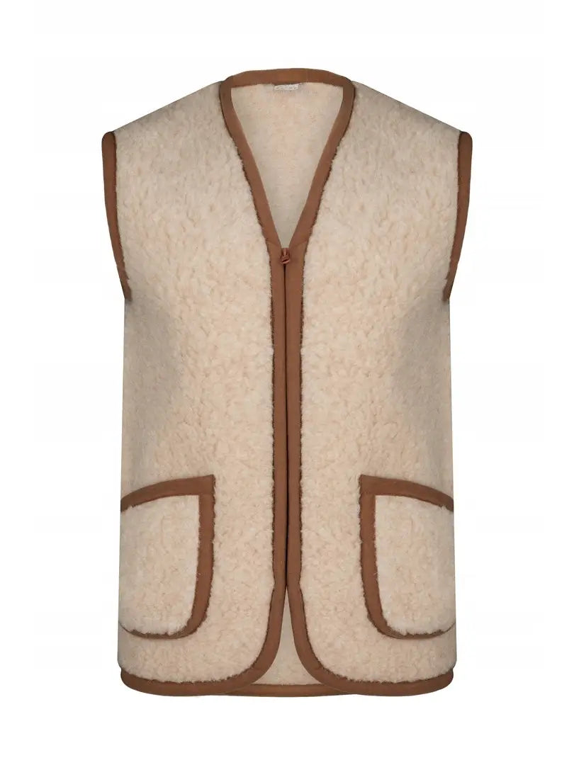 Oatmeal Wool Gillet