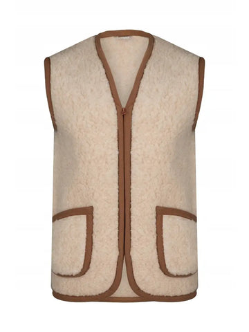 Oatmeal Wool Gillet