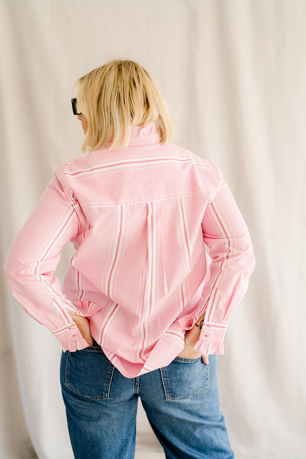 Maple Pink Stripe Shirt