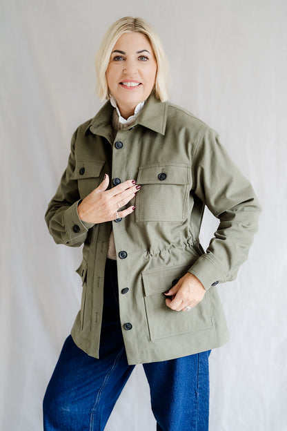 Pod & Pip Cargo Jacket Khaki