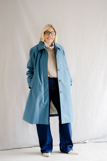 Pod & Pip Mimi Coat Tapestry Blue