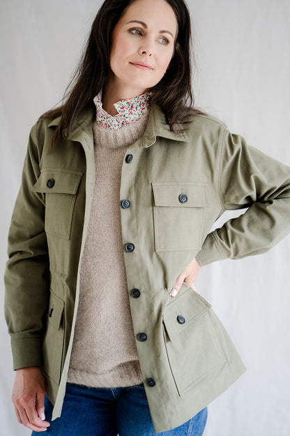 Pod & Pip Cargo Jacket Khaki