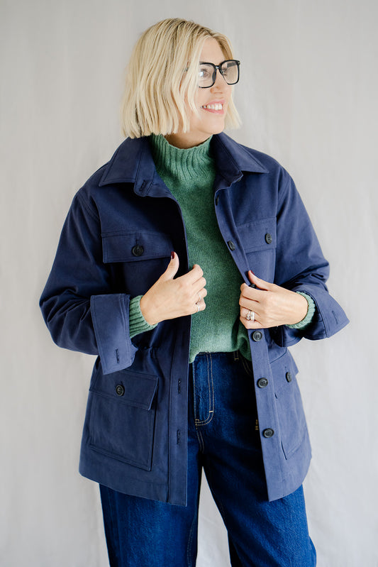 Pod & Pip Cargo Jacket Blue