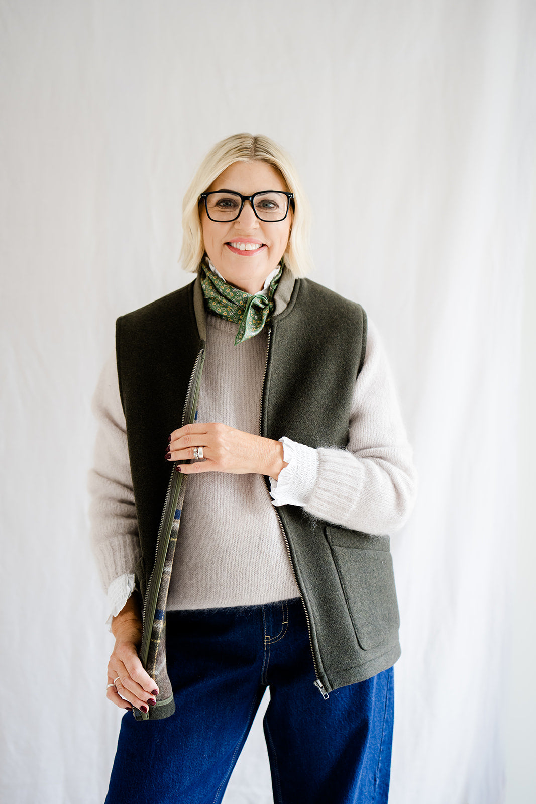 Pod & Pip Olive Gilet