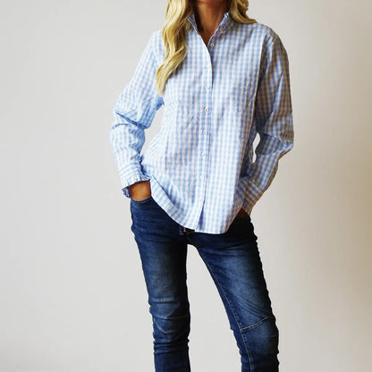 Maple Blue Gingham Shirt