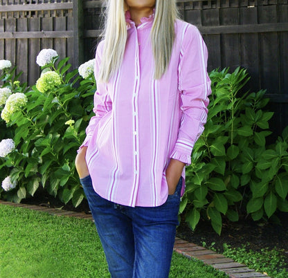 Maple Pink Stripe Shirt