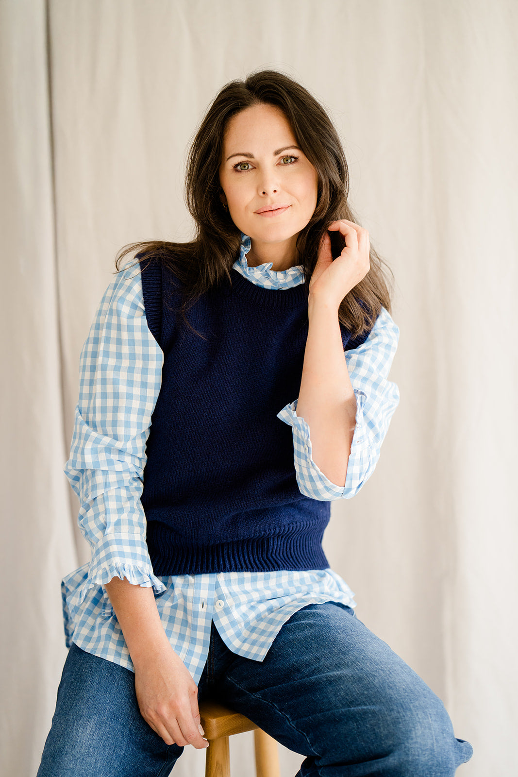 Maple Blue Gingham Shirt
